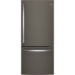 OPEN BOX GE® ENERGY STAR® 21.0 Cu. Ft. Bottom-Freezer Refrigerator GDE21DMKSE