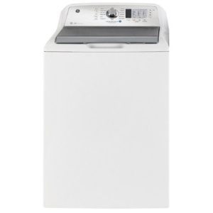 NEW GE 5.3 Cu. Ft. Top Load Washer with SaniFresh Cycle White - GTW680BMRWS