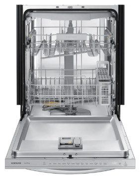 NEW Samsung - 24" AutoRelease Dry Smart Built-In Tub Dishwasher with 3rd Rack, StormWash, 46 dBA - Stainless Steel DW80CG5451SR - Image 3