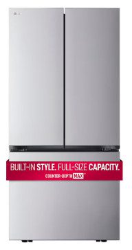 NEW 33" 21 cu.ft. Counter-Depth MAX™ French 3-Door Refrigerator Ice Maker LF21C6200S