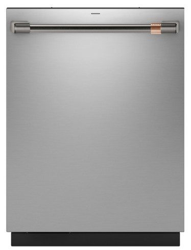 NEW CAFÉ™ CustomFit ENERGY STAR Stainless Interior Smart Dishwasher with Ultra Wash Top Rack and Dual Convection Ultra Dry, LED Lights, 39 dBA CDT888P2VS1