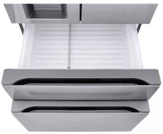 FM 29 cu. ft. Smart Standard-Depth MAX™ 4-Door French Door Refrigerator with Full-Convert Drawer™ LF29S8330S/00 - Image 4