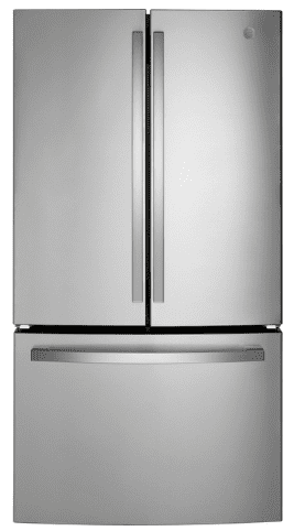 NEW GE® ENERGY STAR® 27.0 Cu. Ft. Fingerprint Resistant French-Door Refrigerator GNE27JYMFS