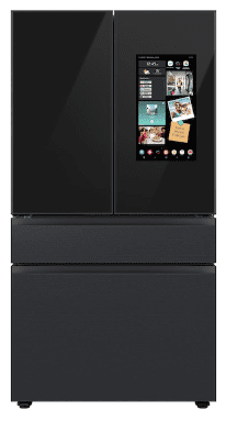 OPEN BOX Bespoke 4-Door French Door Refrigerator (29 cu. ft.) – with Top Left and Family Hub RF29BBB9008M