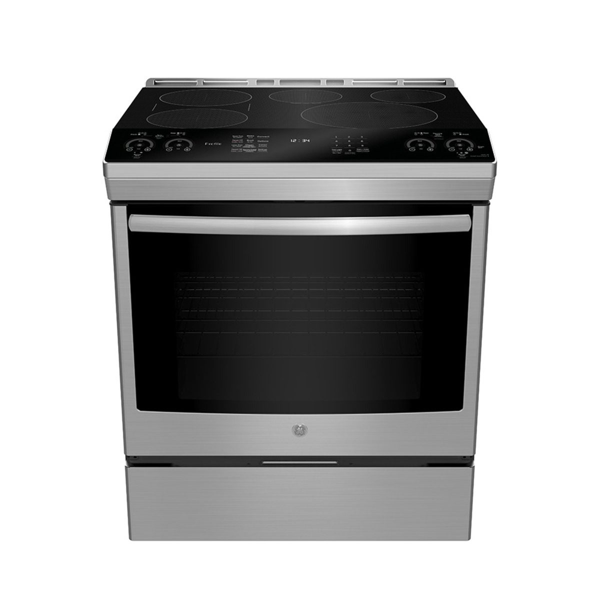 NEW GE Profile 30" Slide-in Induction Range with No-Preheat Air Fry - PCHS920YM3FS