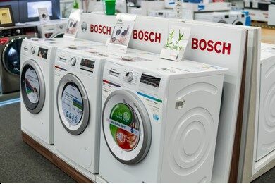 BOSCH stackable washer and dryer