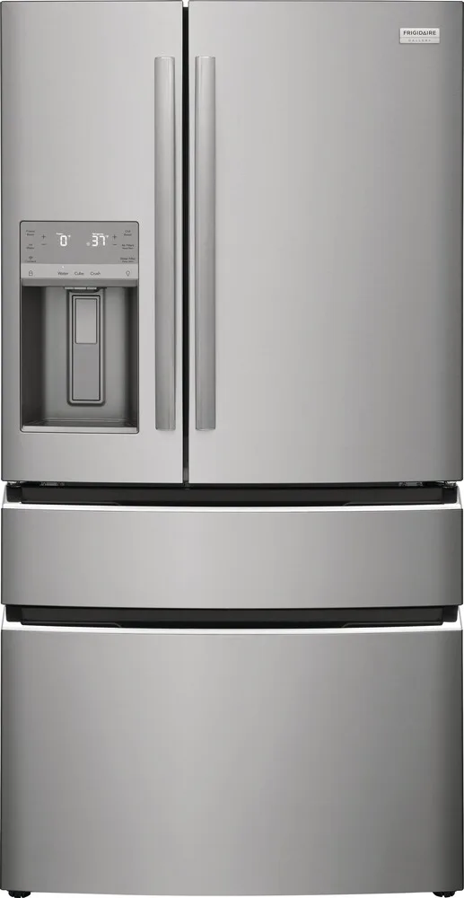 OPEN BOX Frigidaire Gallery 21.5 Cu. Ft. Counter-Depth 4-Door French Door Refrigerator GRMC2273BF01