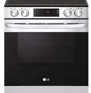 NEW 6.3 cu ft. Smart Wi-Fi Enabled Electric Slide-in Range with EasyClean LSEL6331F
