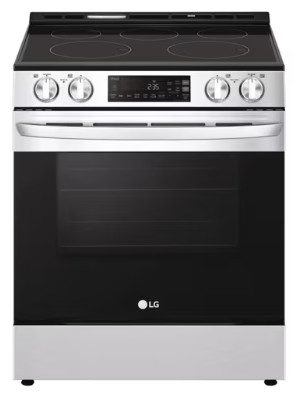 NEW 6.3 cu ft. Smart Wi-Fi Enabled Electric Slide-in Range with EasyClean LSEL6331F