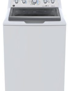 NEW GE Adora 4.9 Cu. Ft. Top Load Washer with Stainless Steel Basket White - GTW495DMNWS